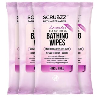 Foto 1 | Foto 1 | Toallitas De Baño Scrubzz Extra Grandes 40 Desechables Para Adultos - Venta Internacional.