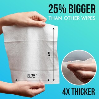 Foto 5 | Foto 5 | Toallitas De Baño Scrubzz Extra Grandes 40 Desechables Para Adultos - Venta Internacional.