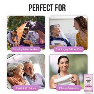 Foto 6 | Foto 6 | Toallitas De Baño Scrubzz Extra Grandes 40 Desechables Para Adultos - Venta Internacional.