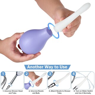 Foto 5 | Foto 5 | Kit De Enema Sewxew Anal Douche Antireflujo Con Lubricante Para Hombres Y Mujeres - Venta Internacional.