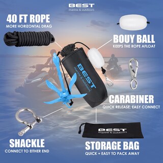 Foto 5 | Foto 5 | Kit De Sistema De Anclaje Kayak Anchor Best Marine And Outdoors De 1 6 Kg - Venta Internacional.