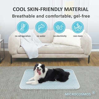 Foto 2 | Foto 2 | Alfombrilla De Refrigeración Para Mascotas Microcosmos Transpirable Superficie De Burbujas Azul - Venta Internacional.