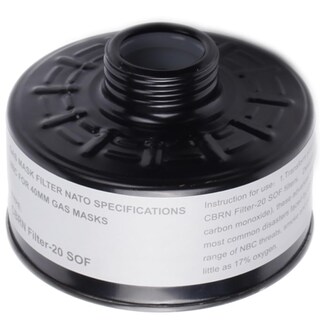 Foto 1 | Foto 1 | Filtro De Máscara Antigás Nbc Cbrn De Carbón Activado De 40 Mm Estante Para 20 Años - Venta Internacional.