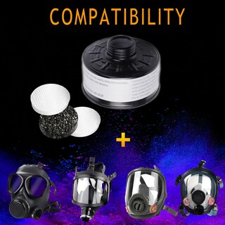Foto 4 | Foto 4 | Filtro De Máscara Antigás Nbc Cbrn De Carbón Activado De 40 Mm Estante Para 20 Años - Venta Internacional.