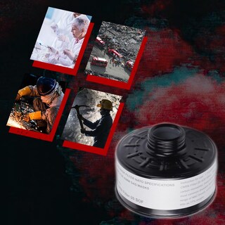 Foto 5 | Foto 5 | Filtro De Máscara Antigás Nbc Cbrn De Carbón Activado De 40 Mm Estante Para 20 Años - Venta Internacional.