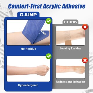 Foto 6 | Foto 6 | Cinta De Kinesiología Gjump Original De Algodón Elástica 40 Tiras - Venta Internacional.