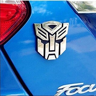 Foto 4 | Foto 4 | Set De Emblemas Transformers Autobot De Pvc Con Acabado Cromado De 3 Cm De Altura - Venta Internacional.