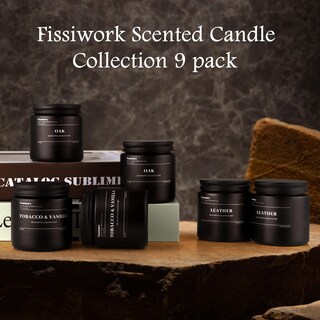 Foto 4 | Foto 4 | Set De Velas Aromáticas Fissiworx Paquete De 9 Aromaterapia Para Hombres - Venta Internacional.