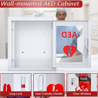 Foto 2 | Foto 2 | Aed Cabinet Nlshan Placa Metálica De Acero Para Montaje En Pared 36 X 20 X 40 Cm - Venta Internacional.