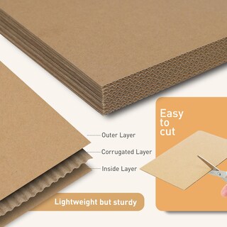 Foto 3 | Foto 3 | Láminas De Cartón Corrugado Farray 100 23 X 30 Cm 1 8 Mm - Venta Internacional.