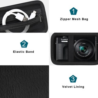 Foto 5 | Foto 5 | Funda De Transporte Canboc Para Panasonic Lumix Zs99/lx10/zs80/zs100/zs70/zs200/zs60 - Venta Internacional.
