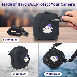 Foto 5 | Foto 5 | Funda Protectora De Cámara Kuprusar Para Instax Mini 12 Negra - Venta Internacional.