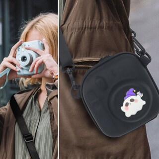 Foto 6 | Foto 6 | Funda Protectora De Cámara Kuprusar Para Instax Mini 12 Negra - Venta Internacional.