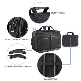 Foto 5 | Foto 5 | Bolsa Para Portátil Kroser Elegante Maletín De 17.3 Pulgadas Repelente Al Agua - Venta Internacional.