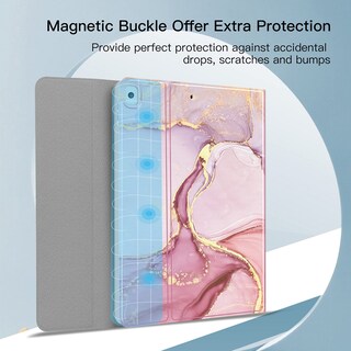 Foto 6 | Foto 6 | Funda Con Teclado Juqitech Para Ipad 10.2 9ª 8ª Generación Rosa - Venta Internacional.