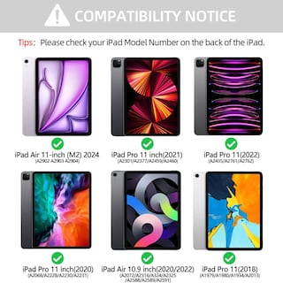 Foto 2 | Foto 2 | Funda Con Teclado Amzcase Para Ipad Air De 11 Pulgadas Y Ipad Pro De 11 Pulgadas - Venta Internacional.