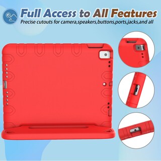 Foto 5 | Foto 5 | Funda Ltrop Kids Para Ipad 9ª 8ª Y 7ª Generación De 10 2 Pulgadas Color Rojo - Venta Internacional.