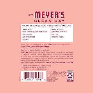 Foto 4 | Foto 4 | Jabón Líquido Para Platos Mrs. Meyer's Clean Day Rose 473 Ml Paquete De 3 - Venta Internacional.