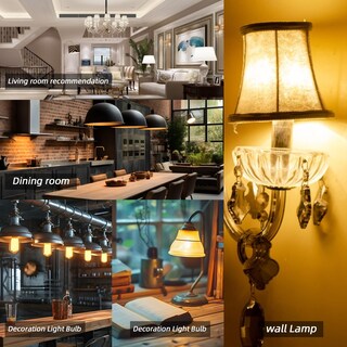 Foto 7 | Foto 7 | Bombilla Led Hmyyjt E12 2 W 2700 K 200 Lm Regulable 25 W Paquete De 12 - Venta Internacional.