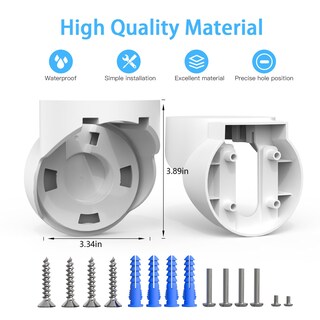 Foto 2 | Foto 2 | Soporte Eave Para Google Nest Cam Con Cámara Exterior Floodlight Funda Protectora De Estabilidad De Abs - Venta Internacional.