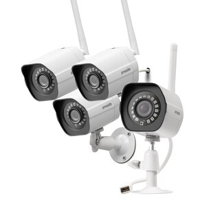 Foto 1 | Foto 1 | Paquete De 4 Cámaras De Seguridad Para Exteriores Zmodo 1080p Full Hd - Venta Internacional.