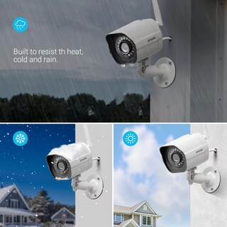 Foto 2 | Foto 2 | Paquete De 4 Cámaras De Seguridad Para Exteriores Zmodo 1080p Full Hd - Venta Internacional.