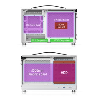 Foto 5 | Foto 5 | Funda Para Juegos Kxrors S300 Con Puerto Usb 3.0 Tipo C Frontal - Venta Internacional.