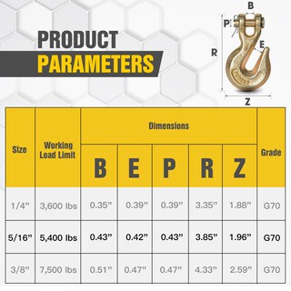 Foto 7 | Foto 7 | Ganchos De Agarre Clevis Digank 5/16 - Venta Internacional.