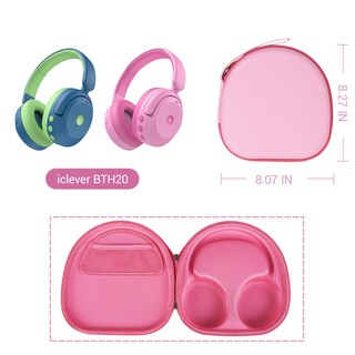 Foto 2 | Foto 2 | Funda Para Auriculares Perfcaze Para Iclever Bth 20 Portable Eva Color Rosa - Venta Internacional.