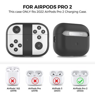 Foto 2 | Foto 2 | Funda Protectora De Silicona Para Airpods Pro Tronwin Diseño De Mando - Venta Internacional.