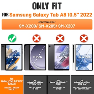 Foto 2 | Foto 2 | Funda Seymac De Serie Para Samsung Galaxy Tab A8 10.5'' Color Morado - Venta Internacional.