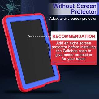Foto 6 | Foto 6 | Funda Grifobes 3 En 1 Muy Resistente Con Soporte Para Kindle Fire Hd 8 - Venta Internacional.