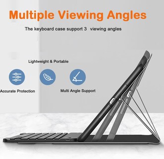 Foto 5 | Foto 5 | Funda De Teclado Compatible Para Samsung Galaxy Tab A9+ 11'' 2023 - Venta Internacional.