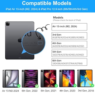 Foto 2 | Foto 2 | Funda Con Teclado Oyosuogg Para Ipad Air 13 Y Ipad Pro 12.9 6.ª Generación - Venta Internacional.