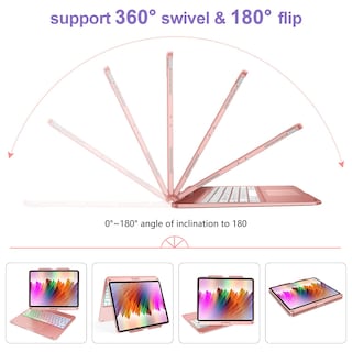 Foto 3 | Foto 3 | Funda Con Teclado Oyosuogg Para Ipad Air 13 Y Ipad Pro 12.9 6.ª Generación - Venta Internacional.