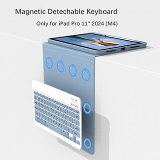 Foto 3 | Foto 3 | Funda De Teclado Divufus Para Ipad Pro 11 2024 Con Teclado Inalámbrico - Venta Internacional.
