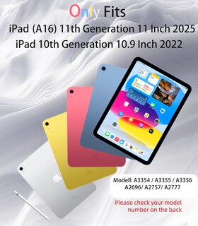 Foto 2 | Foto 2 | Funda Con Teclado Gkabxy Para Ipad 11.ª Generación 11.ª Generación 11.ª Generación 2025 Y 10.9'' 2022 - Venta Internacional.