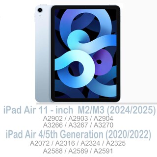 Foto 2 | Foto 2 | Funda Feams Slim Para Ipad Air De 11 Pulgadas M3 2025/m2 2024 - Venta Internacional.