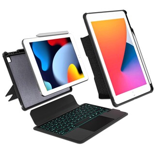 Foto 1 | Foto 1 | Funda Con Teclado Baaaq Compatible Con Ipad 10.2 Pulgadas 2021 De 9.ª 8.ª Y 7.ª Generación - Venta Internacional.