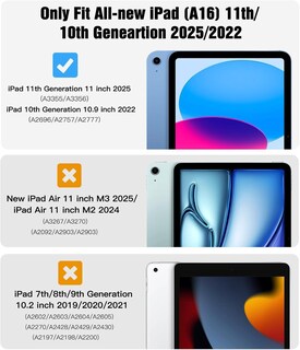 Foto 2 | Foto 2 | Funda Para Ipad Bmouo Para Ipad De 11ª Y 10ª Generación 11/10 9 Pulgadas Con Accesorios - Venta Internacional.