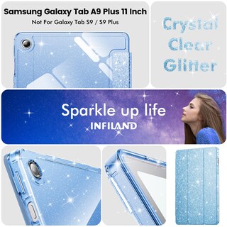 Foto 6 | Foto 6 | Funda Infiland Para Samsung Galaxy Tab A9 Plus 5g 11'' 2023 Azul - Venta Internacional.