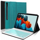 Funda De Teclado Yehobu Para Samsung Galaxy Tab S8+/s7 Fe/s7 Plus - Venta Internacional.