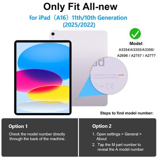 Foto 2 | Foto 2 | Funda Miesherk Para Ipad De 11.ª Y 10.ª Generación De 11 Pulgadas Con Accesorios - Venta Internacional.