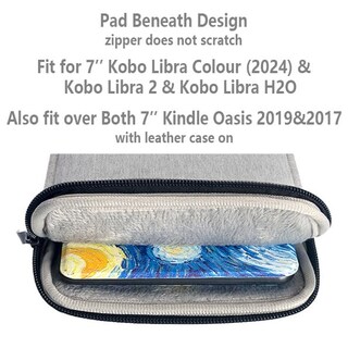 Foto 2 | Foto 2 | Funda Tipo Funda Para Kobo Libra Colour Y Kindle Oasis De 7 Pulgadas - Venta Internacional.
