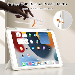 Foto 7 | Foto 7 | Funda Jksml Para Ipad De 9ª 8ª Y 7ª Generación De 10 2 Pulgadas Con Soporte Para Lápices - Venta Internacional.