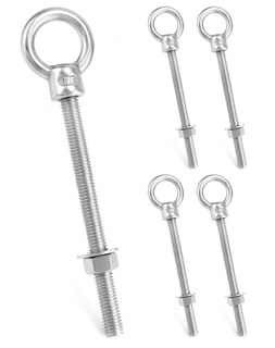 Foto 1 | Foto 1 | Eye Bolt Qwork Machinery 316 De Acero Inoxidable 1/2 X 6 Cm Paquete De 5 - Venta Internacional.