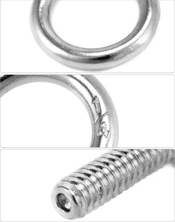 Foto 5 | Foto 5 | Eye Bolt Qwork 1/4-20 X 1 De Acero Inoxidable De Grado Marino (paquete De 50) - Venta Internacional.