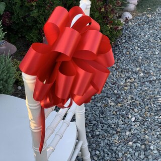 Foto 5 | Foto 5 | Pull Bows Papel De Regalo Etc. Juego De 6 Unidades Color Rojo 9 Cm De Ancho Para Decoración - Venta Internacional.