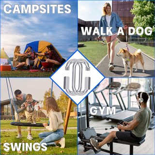 Foto 3 | Foto 3 | Tornillo Chain Quick Links High-pq M8 3 Pulgadas 1200 Libras Paquete De 50 - Venta Internacional.