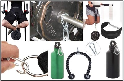 Foto 5 | Foto 5 | Tablas De La Marca Carabiner De Acero Galvanizado Con Zinc Negro Paquete De 12 - Venta Internacional.